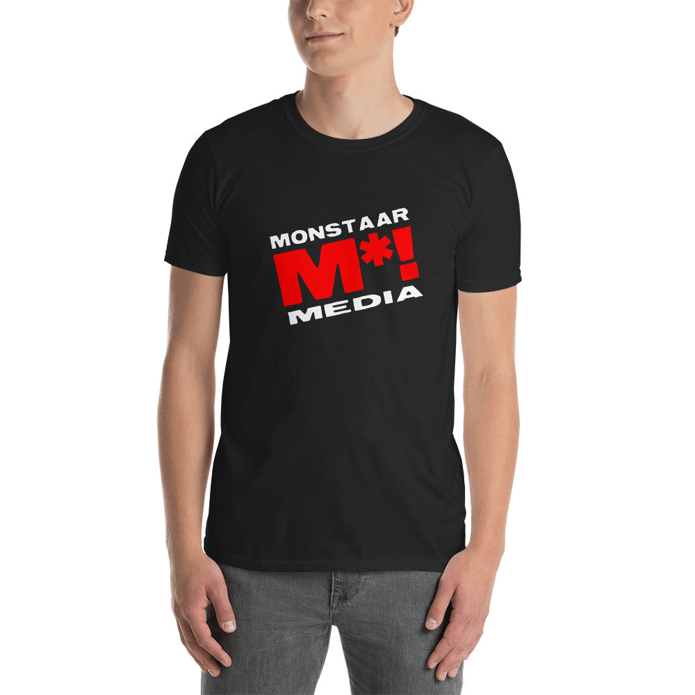 Monstaar Media logo - Short-Sleeve Unisex T-Shirt
