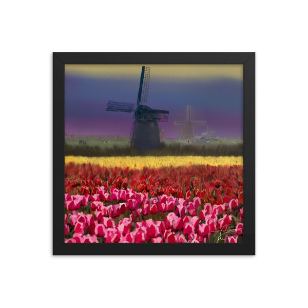 Netherlands by Chris G Simmons - Framed Poster Print