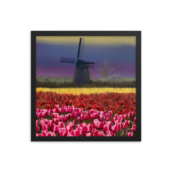 Netherlands by Chris G Simmons - Framed Poster Print