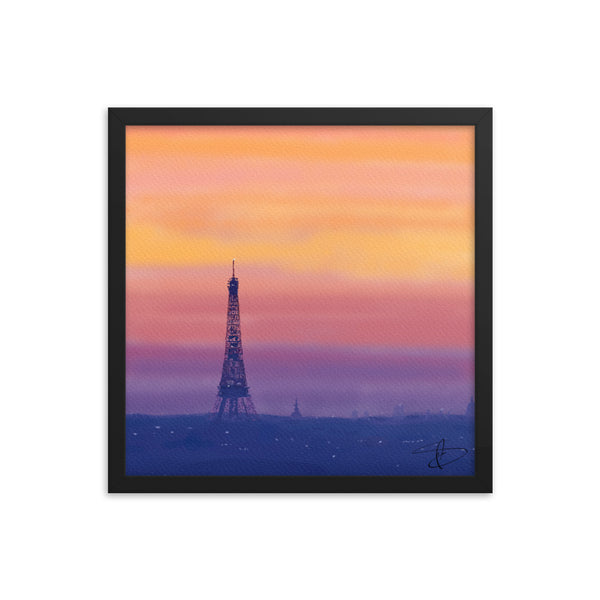 Paris 1 by Chris G Simmons - Framed Poster Print