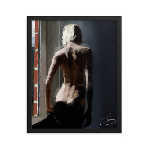 Shadow Girl by Chris G. Simmons - Framed Poster Print (Limited Edition)