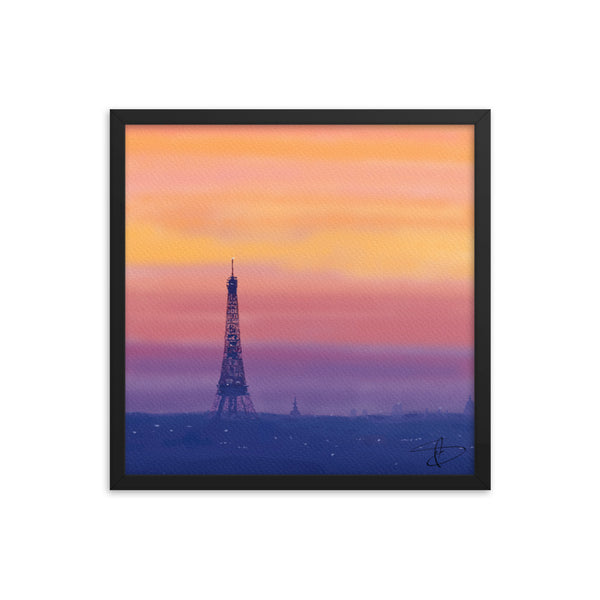 Paris 1 by Chris G Simmons - Framed Poster Print