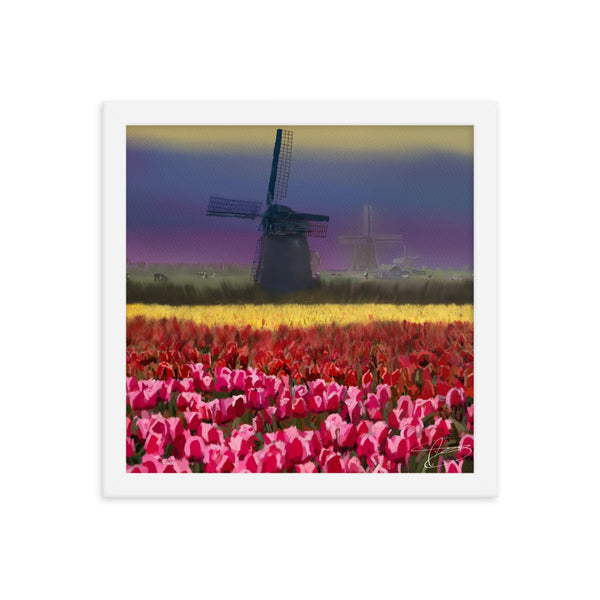 Netherlands by Chris G Simmons - Framed Poster Print