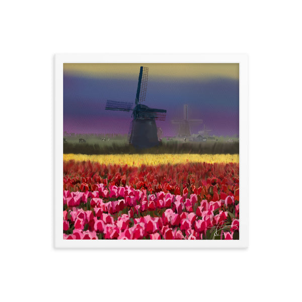 Netherlands by Chris G Simmons - Framed Poster Print