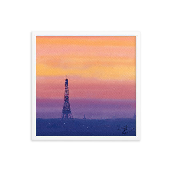 Paris 1 by Chris G Simmons - Framed Poster Print